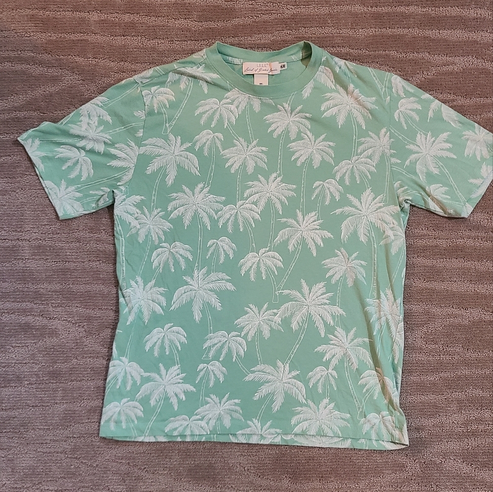 H&M Tropical Palm Tshirt